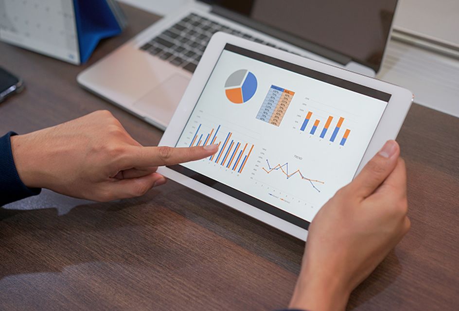 Tablet showing pest control data