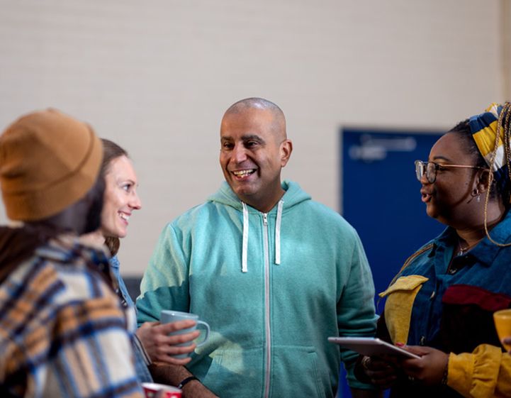 A group of students studying on a public health pathway course
