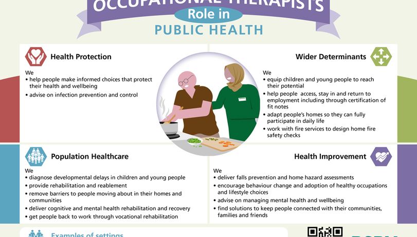 Occupational therapist descriptor infographic