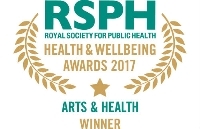 Arts & Health Award 2017 winner logo