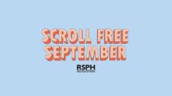 Scroll Free September laptop background