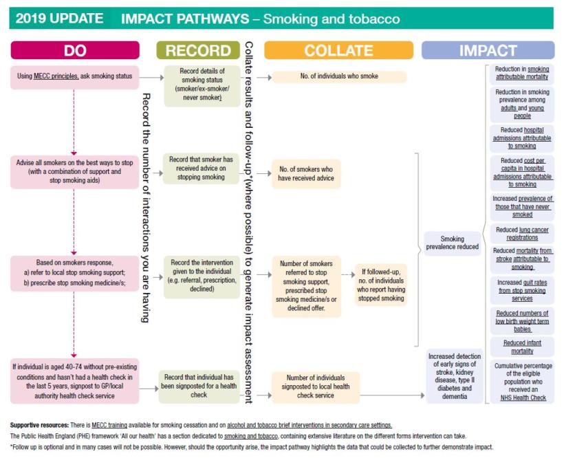 Impact pathways smoking and tobacco